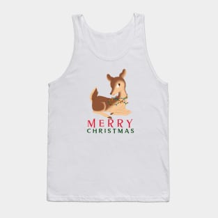 Christmas Deer Tank Top